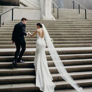 Jenny Yoo Elliott Bridal Gown Size 4, Antique White (never worn with tags)